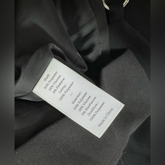 Elizabeth and James Cali Black Dress Front Cut out Back Slit - Picture 5 of 6